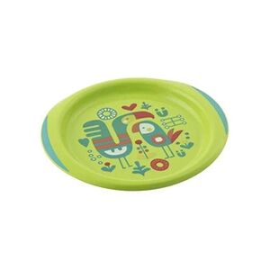 Chicco Ensemble Assiettes plate & creuse décorées x2 assortiment de coloris bleu/vert 12m+ - Publicité