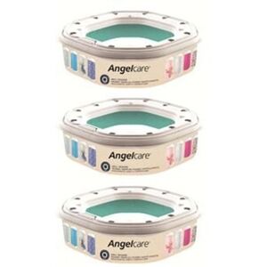 Angelcare Pack de 3 recharges octogonales pour poubelle à couche Dress Up - Publicité