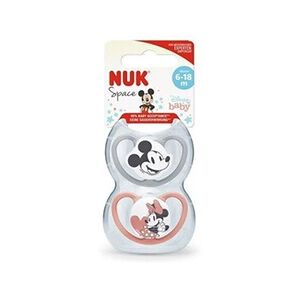 NUK Lot 2 sucettes SPACE Minnie - 6-18 mois - Publicité