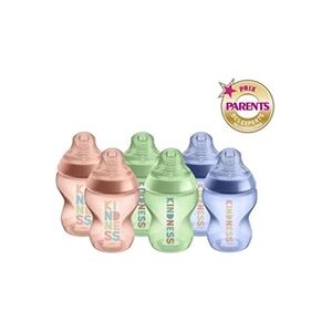 Tommee Tippee Lot de 6 biberons Closer to Nature - 260ml - Multicolore - Publicité