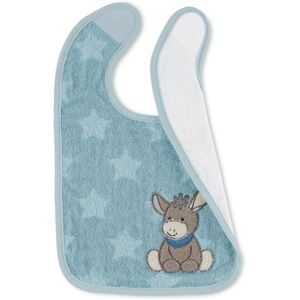 Sterntaler Bavoir enfant a scratch Emmi plastique bleu moyen