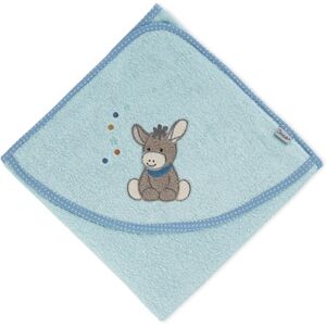 Sterntaler Cape de bain enfant Emmi ane bleu clair 100x100 cm