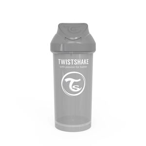 TWISTSHAKE® TWISTSHAKE Tasse a paille enfant Straw Cup PP 360 ml 12 m gris pastel