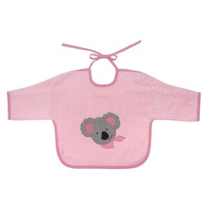 WÖRNER SÜDFROTTIER Bavoir enfant a manches koala rose 68x34 cm