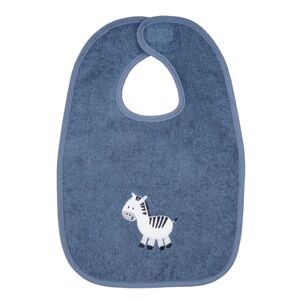 WÖRNER SÜDFROTTIER Bavoir enfant geant scratch zebre bleu marine