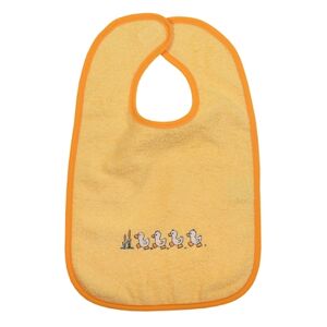 WÖRNER SÜDFROTTIER Bavoir enfant geant scratch petits canards jaune 30x45 cm