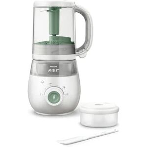 Philips Avent Robot cuiseur vapeur et mixeur 4en1 vert SCF885/01