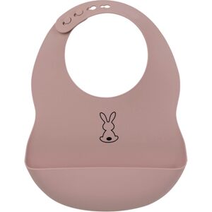 Nattou Bavoir enfant silicone vieux rose