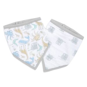 aden + anaisa¢ essentials Bandana enfant mousseline natural history lot de 2