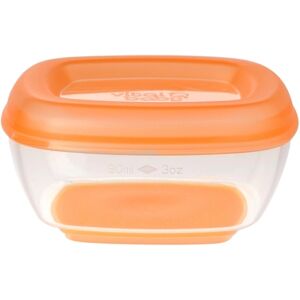 vital baby Pots de congelation repas mini 4 m+ 90 ml, orange lot de 4