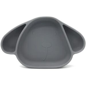 the cotton cloud Assiette enfant antiderapante silicone Milo Storm Grey