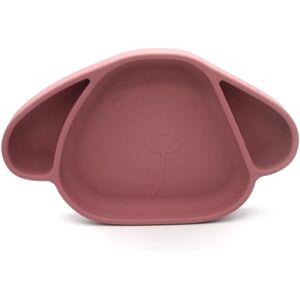 the cotton cloud Assiette enfant ventouse silicone Milo wild rose