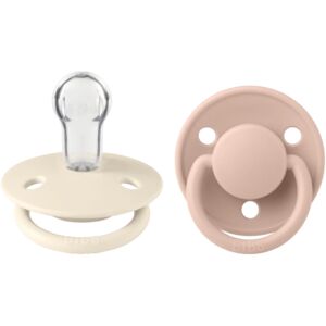 BIBSA® BIBS Sucette De Lux IvoryBlush silicone 0 36 m lot de 2