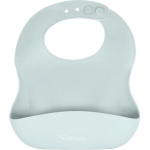 KINDSGUT Bavoir enfant silicone, aigue-marine