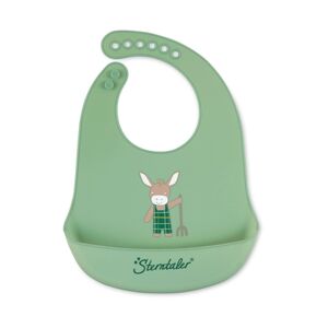 Sterntaler Bavoir enfant Emmilius silicone vert clair