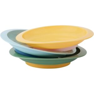 badabulle Assiettes enfant antiderapantes silicone lot de 3