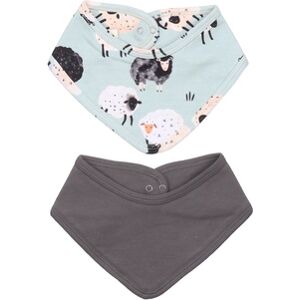 Walkiddy Bandana enfant Fluffy Sheeps vert lot de 2