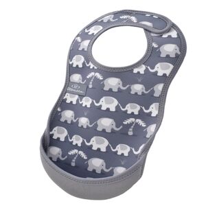 Bibetta Bavoir enfant scratch UltraBib® neoprene elephant