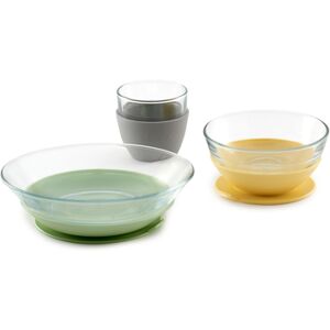 BEABA® Coffret repas enfant des 4 mois verre, jaune