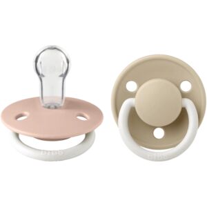 BIBSA® BIBS Sucette De Lux Blush Vanilla Glow silicone 0 36 m lot de 2