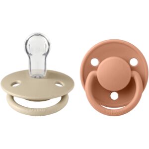 BIBSA® BIBS Sucette De Lux Vanilla Peach silicone 0 36 m lot de 2