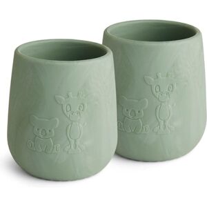 nuuroo Tasse enfant Abel silicone Light Green Mix 145 ml lot de 2