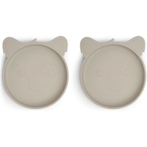 Nuuroo Assiette enfant Akila koala silicone Cobblestone lot de 2