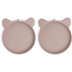 Nuuroo Assiette en silicone Akila Koala 2 pièces, Woodrose