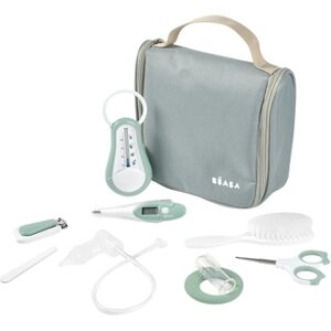 BEABA® Trousse de toilette enfant nomade 9 pièces sage green