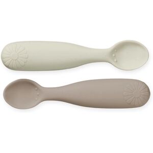 Cam Cam® COPENHAGEN Cuillere enfant fleur silicone, melange terre lot de 2