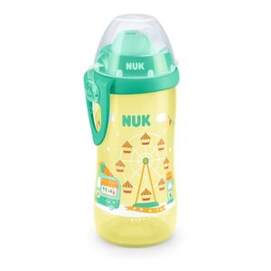 NUK Gourde enfant Flexi Cup PP fete foraine jaune 300 ml