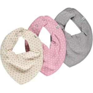 pippi Bandana enfant vieux rose lot de 3