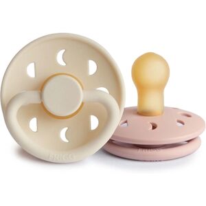 FRIGG Sucette Moon Phase 0-6 mois PP Blush/Cream lot de 2