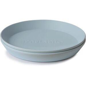 mushie Assiette enfant PP Powder Blue lot de 2