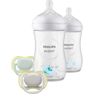 Philips Avent Coffret naissance biberon SCD83711 Natural Response monde marin