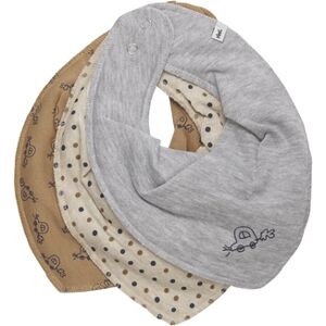 pippi Bandana bebe Indian Tan lot de 3