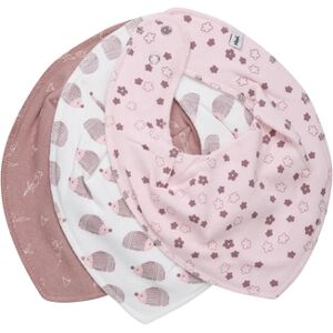 pippi Bandana bebe Old Rose lot de 3