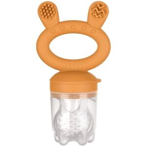 haakaa® Grignoteuse enfant pour fruits housse de congelation orange