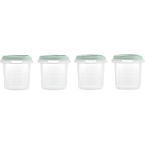 miniland Pots de conservation repas hermisized mint 200ml lot de 4