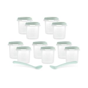 miniland Pots de conservation repas hermisized mint 200ml lot de 10