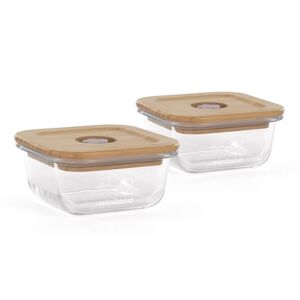 miniland Kit de recipients alimentaires eco square chick
