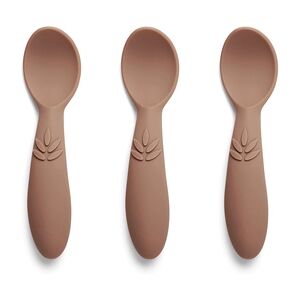 nuuroo Cuillères enfant Ella silicone Chocolate Malt lot de 3