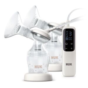 NUK Tire-lait electrique double Soft & Easy batterie teterelles douces...