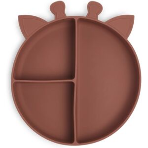 nuuroo Assiette en silicone Orla - Mahogany