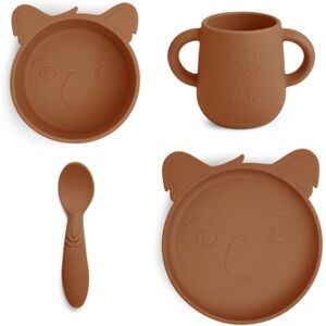 nuuroo Kit vaisselle enfant Lykke koala silicone Caramel Cafe 4 pieces