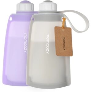 momcozy Sachets pour lait maternel silicone violet/gris lot de 2