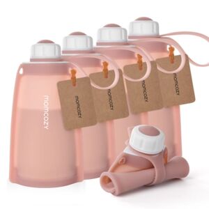 momcozy Sachets pour lait maternel silicone rose lot de 5