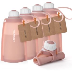 momcozy Sachets pour lait maternel silicone rose lot de 5