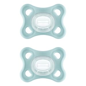 MAM Sucette Comfort 0-6 mois silicone menthe lot de 2