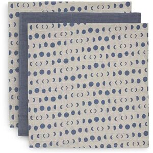 Jollein Lange gaze Coton Small 70x70cm Moonlight (3 pcs) par Jollein - Langes